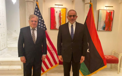 د. عارف النايض | يلتقي السفير الأمريكي لدى ليبيا