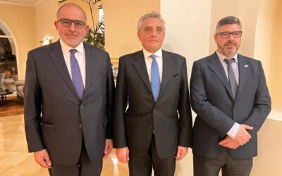 لقاء السفير الإيطالي وسفير الاتحاد الأوربي مع المترشّح الرّئاسي النايض
