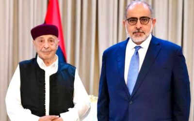 رئيس تكتل إحياء ليبيا يجتمع برئيس البرلمان الليبي
