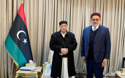 رئيس تكتل إحياء ليبيا يجتمع برئيس البرلمان الليبي